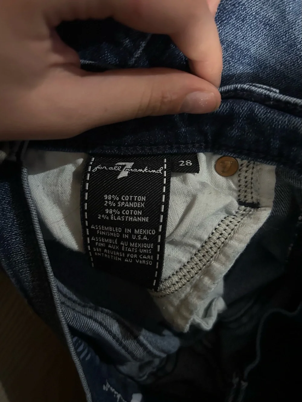 7 for all man kind designer jeans - Picture 4 of 4